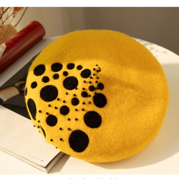 Designer Painter Hat | 100% Handmade Wool Felt - Picture 2 of 8